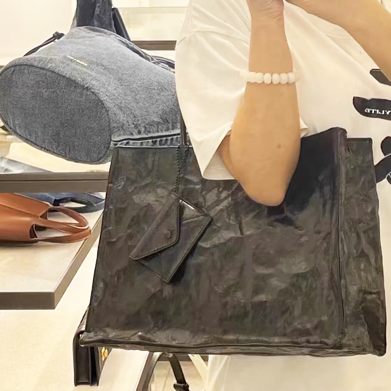 Korean Casual Kraft Paper Tote - Luxury Bags Supplier ulasan dan harga