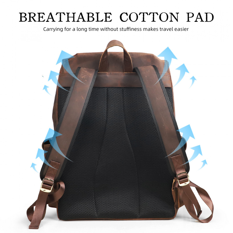 New Arrivals Leather Backpack  - Luxury Zipper Bags ulasan dan harga