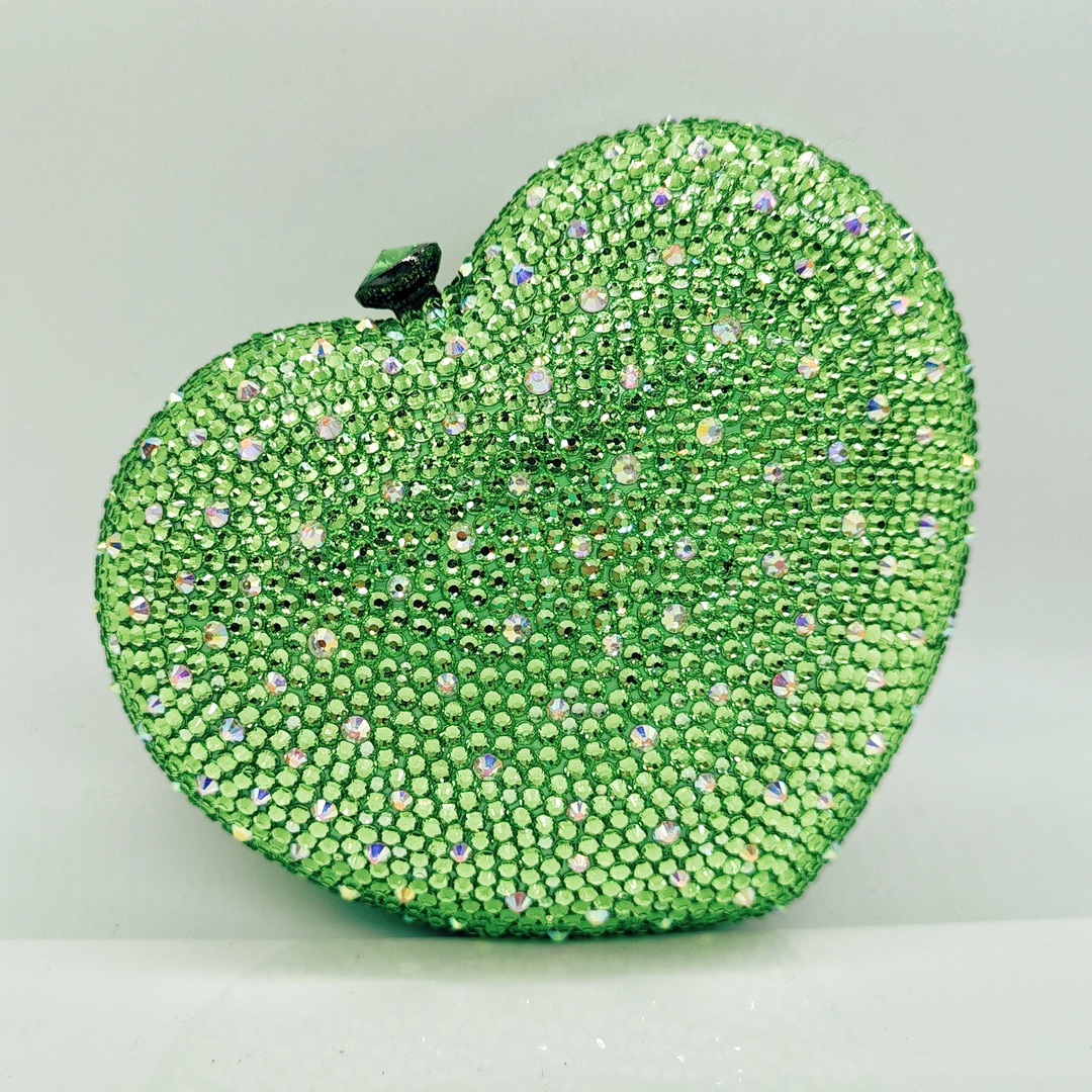 High-End Heart Shape Women Cry - Luxury Bags Green ulasan dan harga