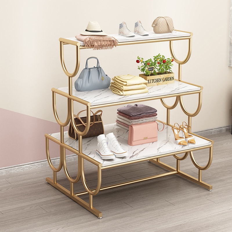&Gold Island Shelf Display Rac - Luxury Bags In Store ulasan dan harga