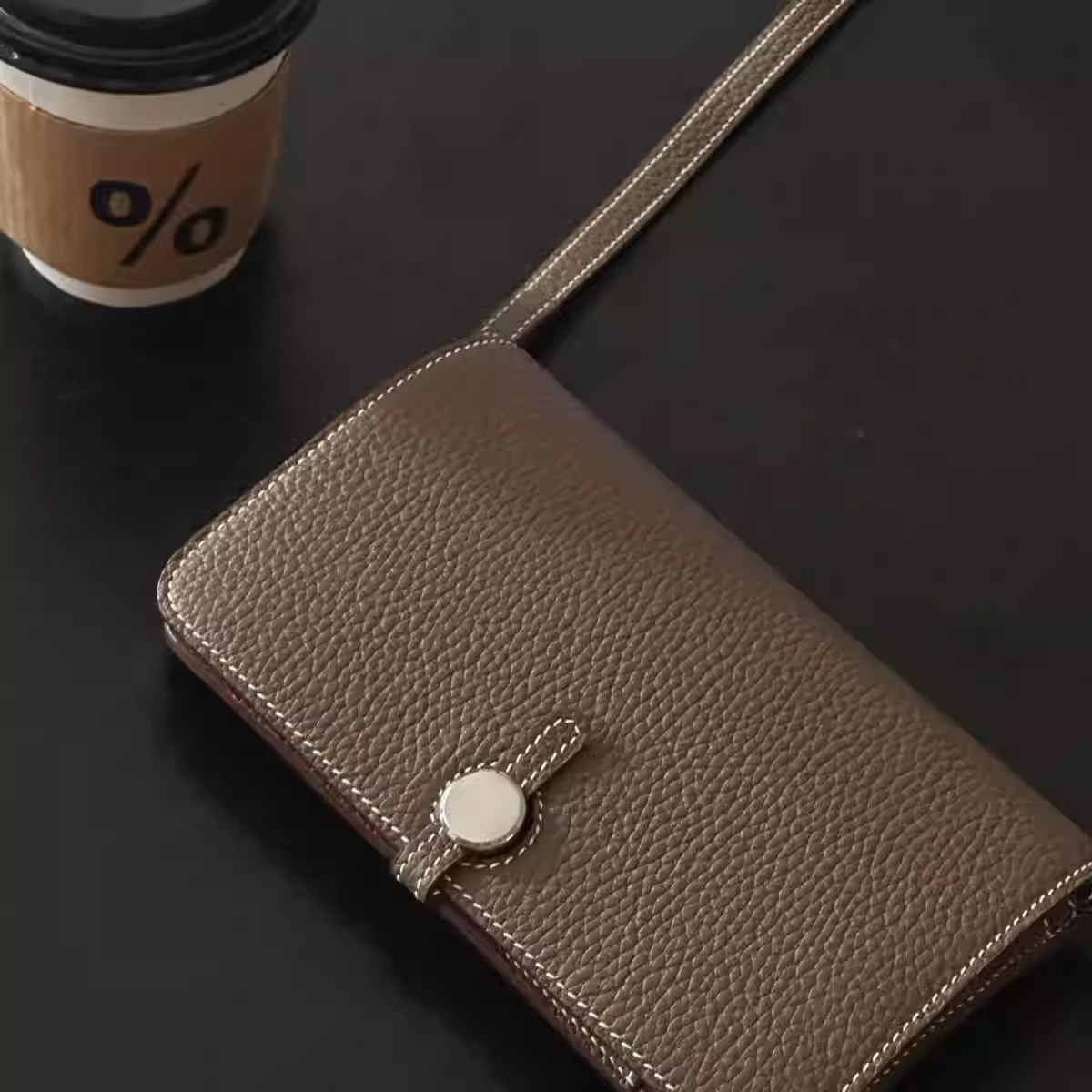 New PU Crossbody Mobile Phone  - Wristlet Wallet Zipper ulasan dan harga