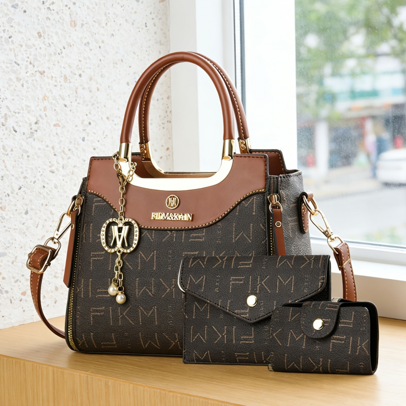 3-piece set of light luxury hi - Luxury Zipper Bags ulasan dan harga