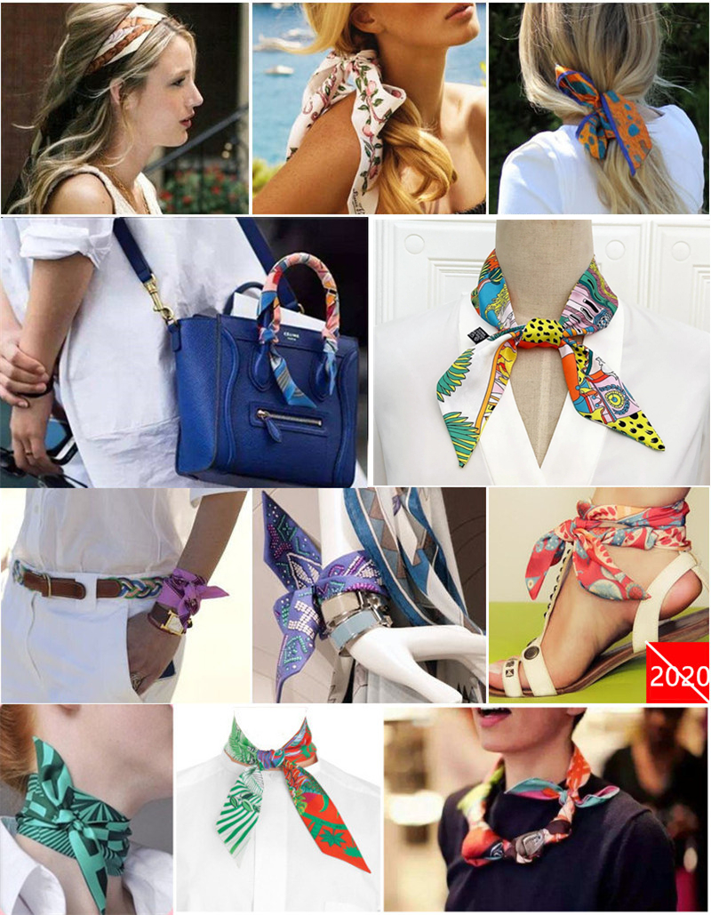 Horse Plaid Skinny Scarf Women - Luxury Bags Brand ulasan dan harga