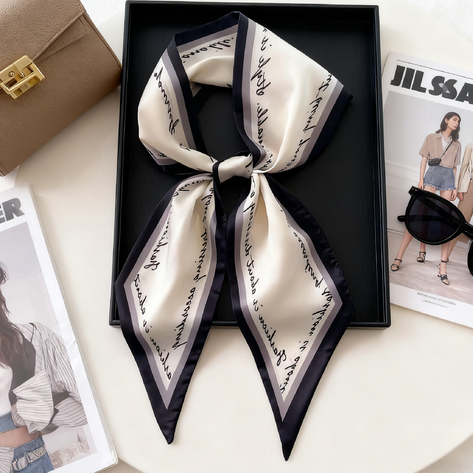 Luxury Long Neckerchief Skinny - Luxury Bags Trending ulasan dan harga