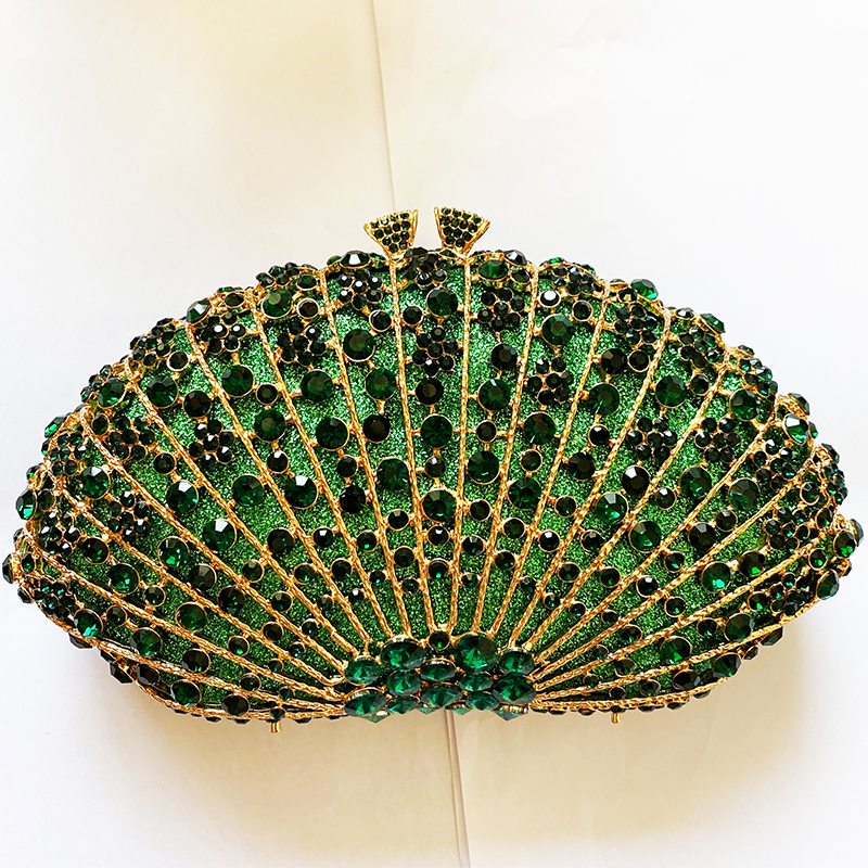 Green Diamond Evening Purses C - Luxury Bags Green ulasan dan harga