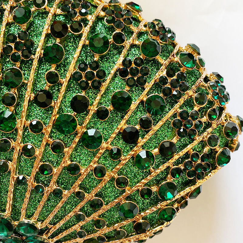 Green Diamond Evening Purses C - Luxury Bags Green ulasan dan harga