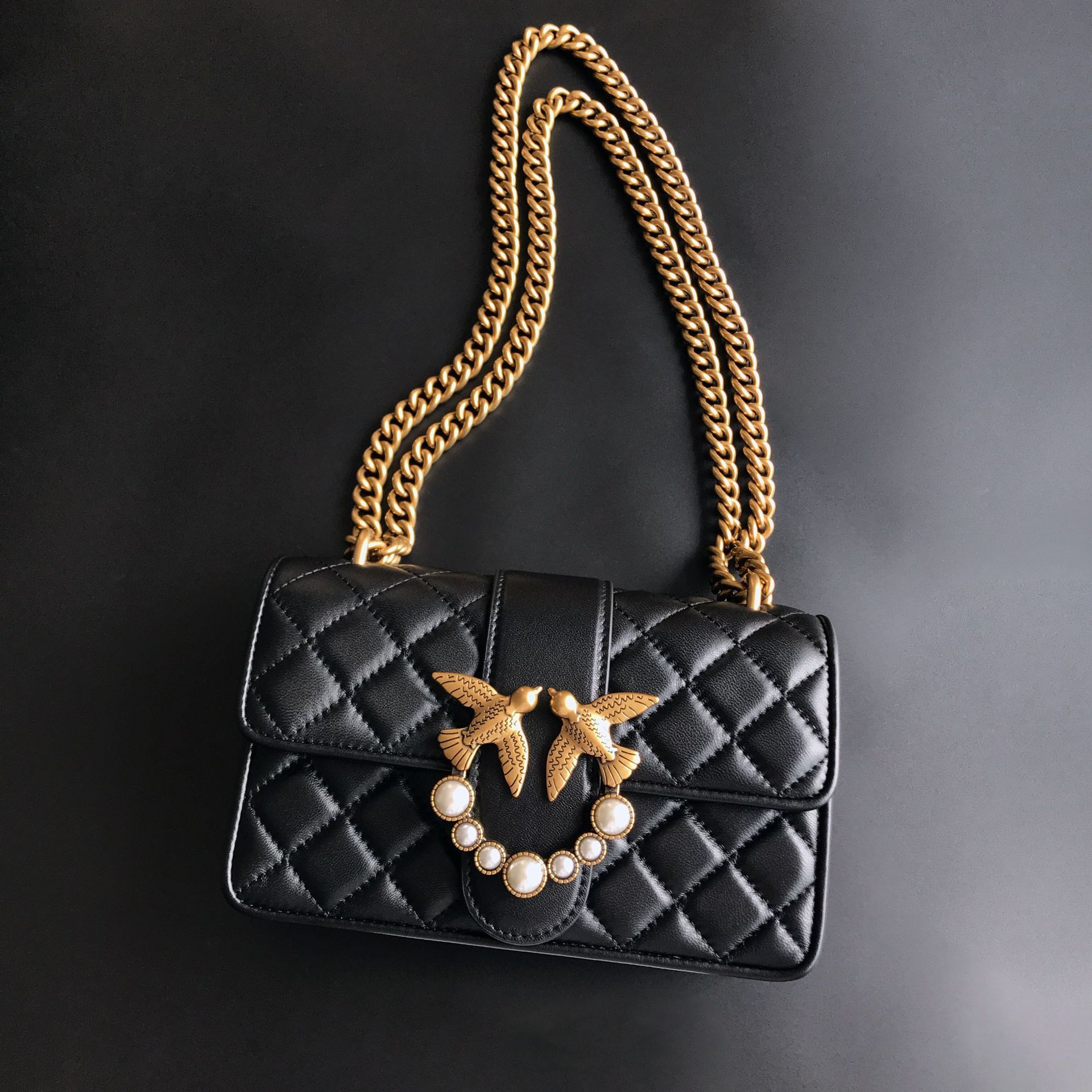 Quilted Genuine Sheepskin Leat - Luxury Bags Everyday ulasan dan harga