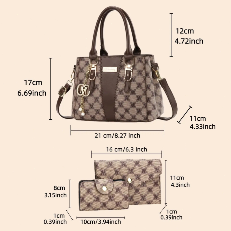 Light luxury high-end letter p - Luxury Zipper Bags ulasan dan harga
