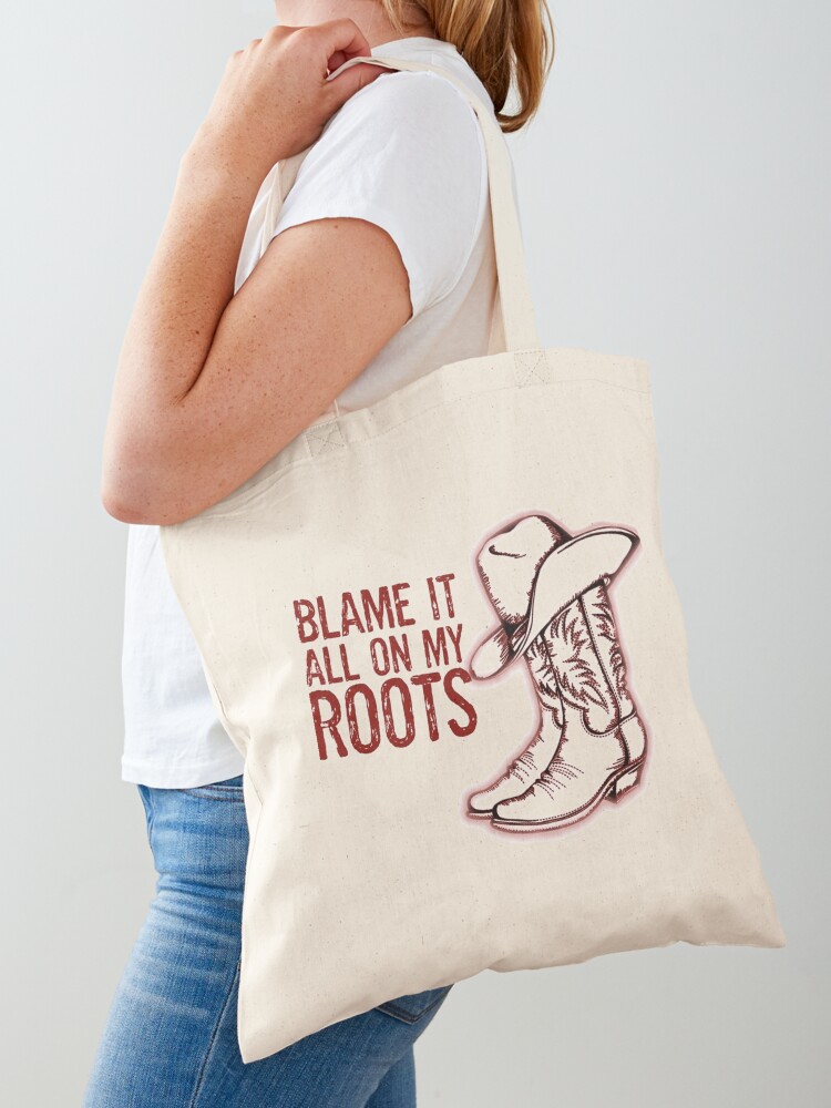 Blame it all my Roots in red T - Luxury Bags No Logo ulasan dan harga