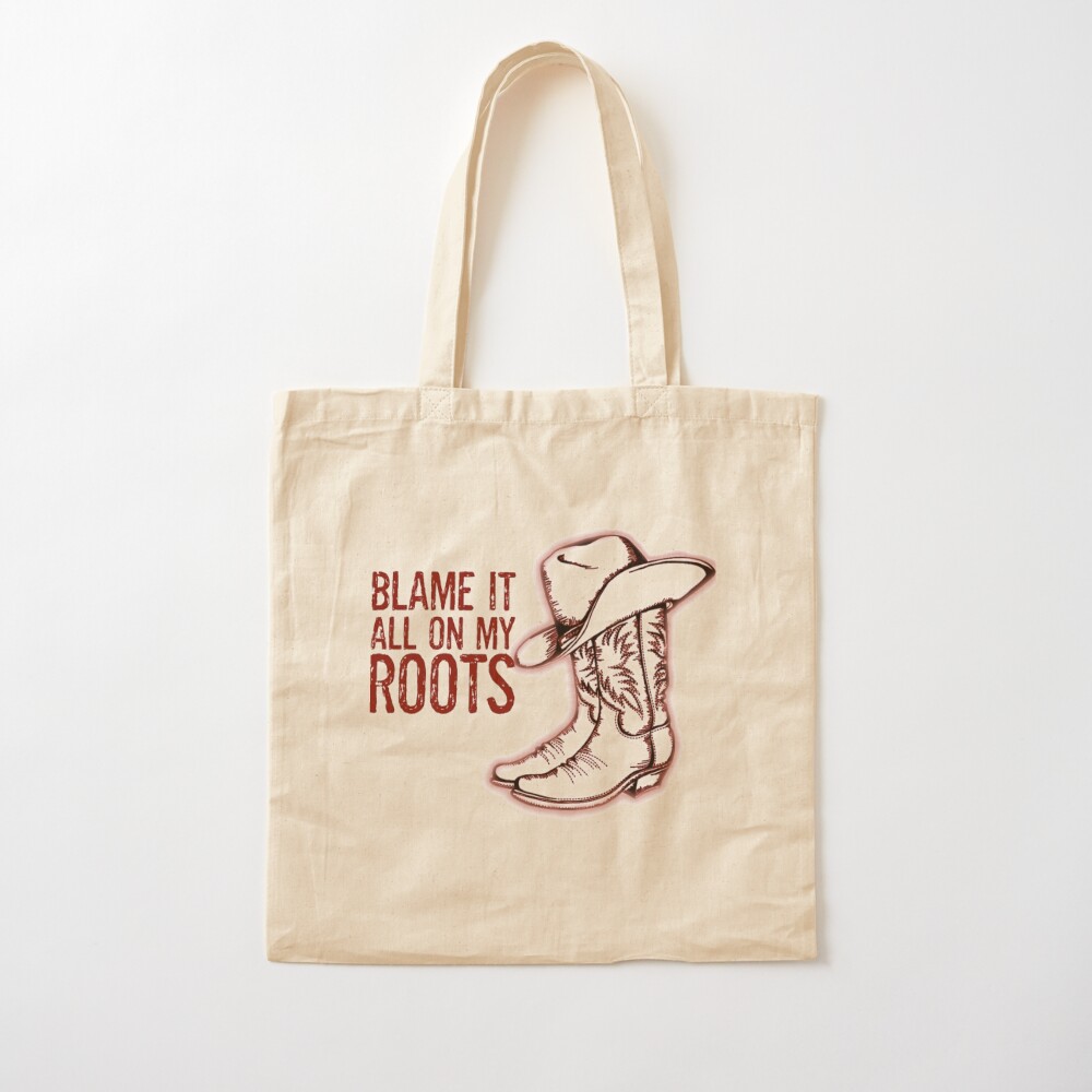 Blame it all my Roots in red T - Luxury Bags No Logo ulasan dan harga