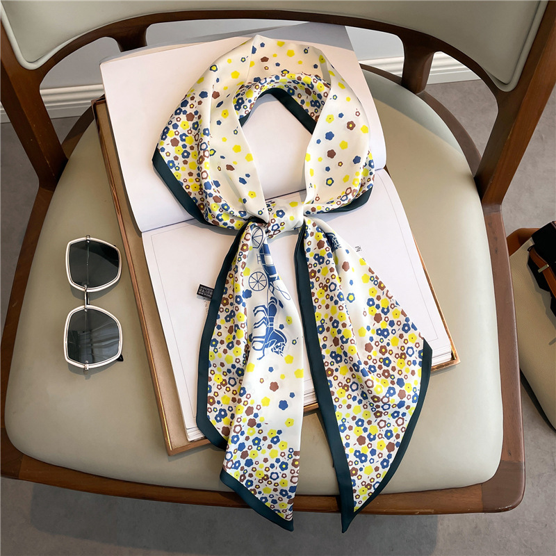 Fashion Print Long Silk Scarf  - Luxury Bags Trending ulasan dan harga