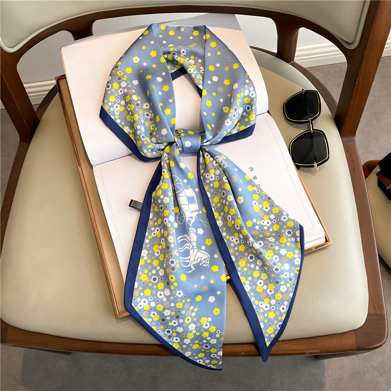 Fashion Print Long Silk Scarf  - Luxury Bags Trending ulasan dan harga