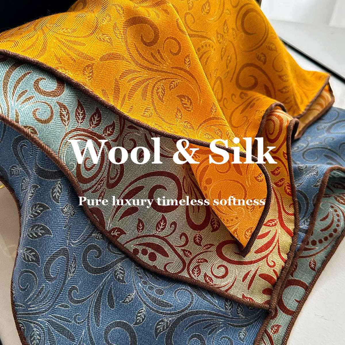 82% Wool 18% Real Silk Scarf N - Luxury Bags Trending ulasan dan harga