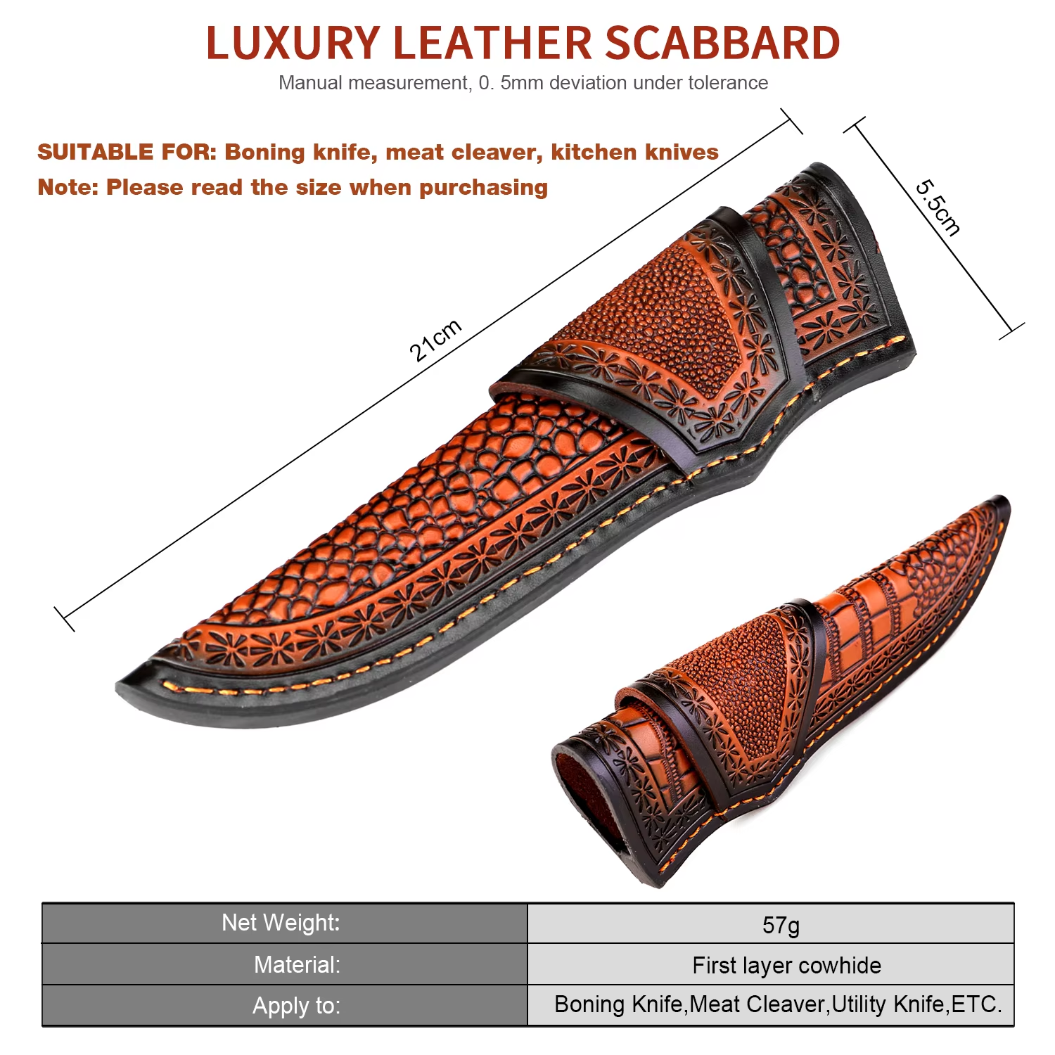 XITUO Brown Portable Knife Sca - Luxury Bags Eu ulasan dan harga