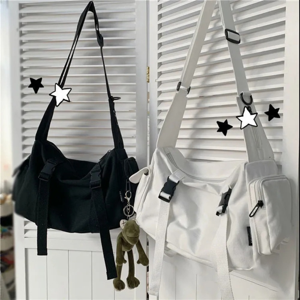 Black Crossbody Bags Women Des - Canvas Tote Designer ulasan dan harga