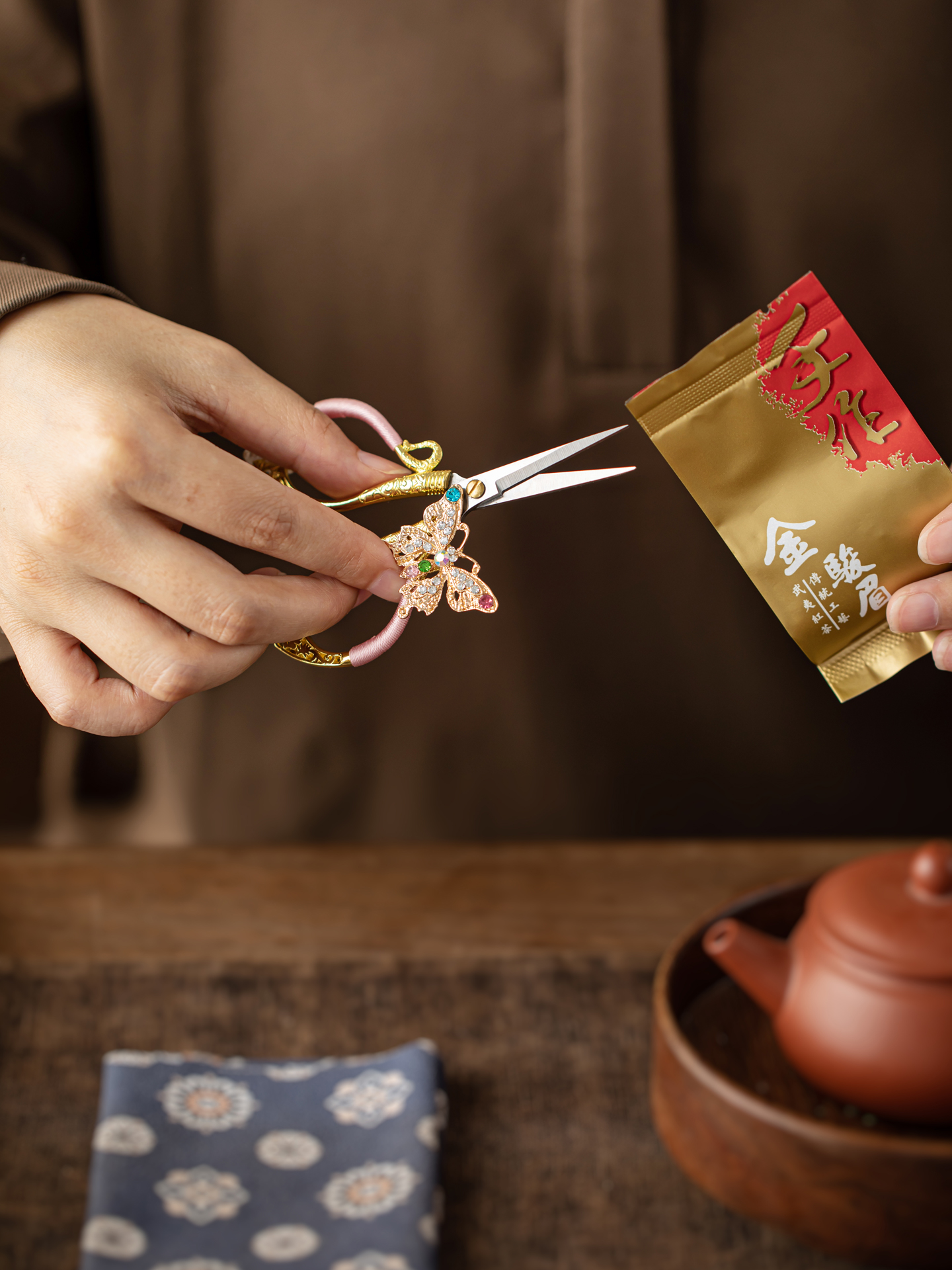 Premium Small Tea Shears Tea C - Zen Luxury Bags ulasan dan harga