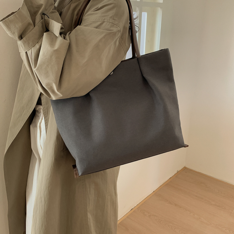 Tote Bag Large Capacity Crossb - Canvas Tote Designer ulasan dan harga