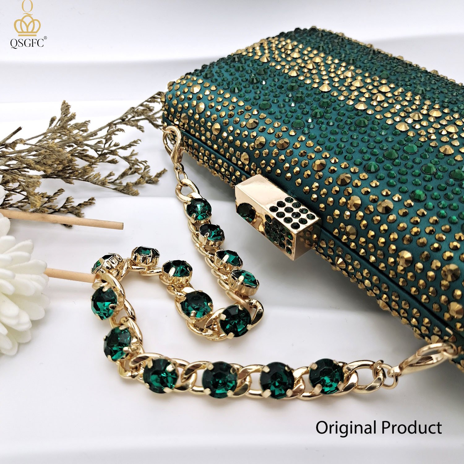 2026 Nigerian Women Heel Ladie - Luxury Bags Green ulasan dan harga