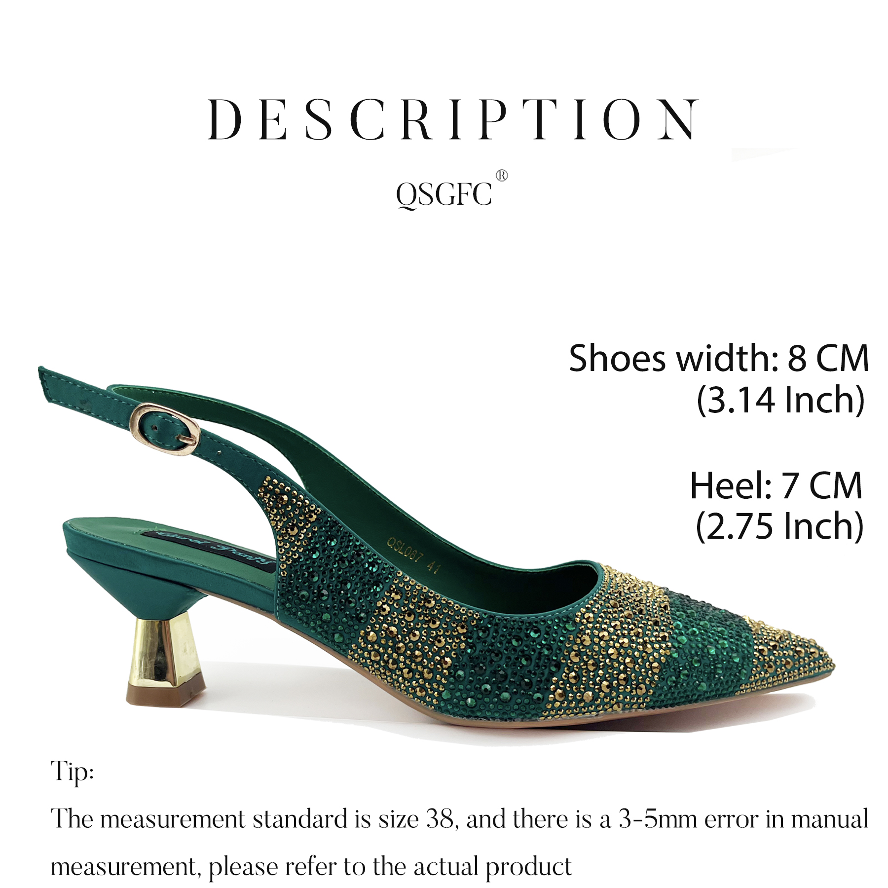 2026 Nigerian Women Heel Ladie - Luxury Bags Green ulasan dan harga