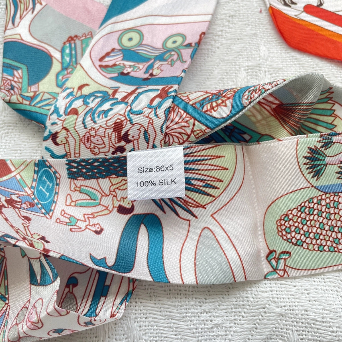 100% Mulberry Silk Scarf Women - Luxury Bags Brand ulasan dan harga