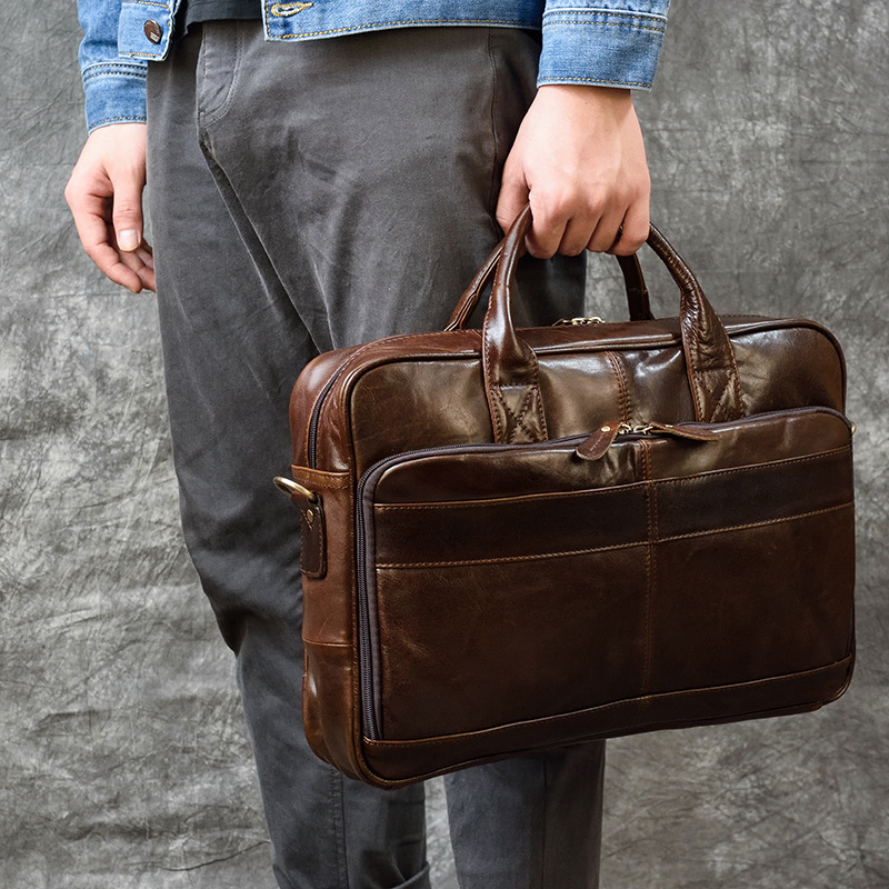 Luxury Genuine Leather Handbag - Luxury Zipper Bags ulasan dan harga