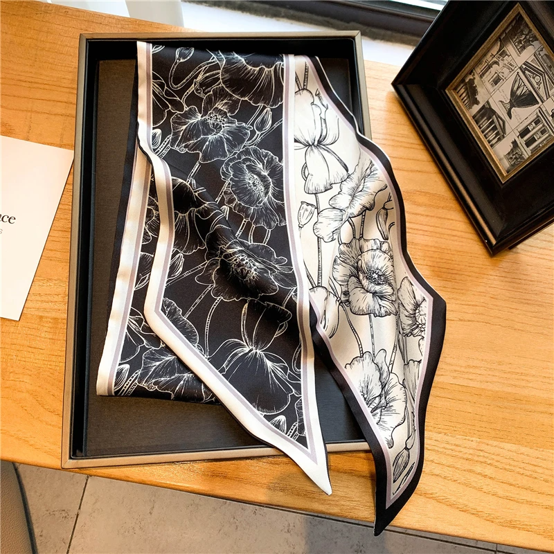 Luxury Long Silk Scarf Female  - Luxury Bags Trending ulasan dan harga