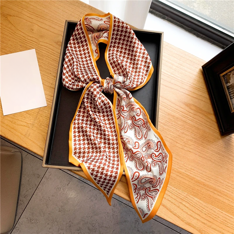 Luxury Long Silk Scarf Female  - Luxury Bags Trending ulasan dan harga