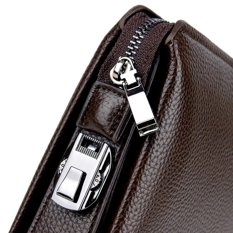 Leather Long Purse Password Mo - Wristlet Wallet Zipper ulasan dan harga