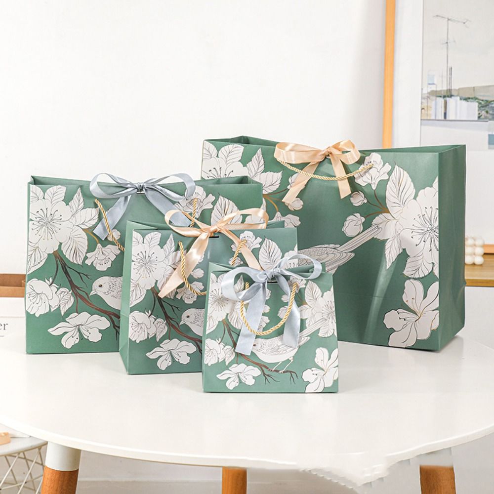 Green Handhold Paper Bag Creat - Luxury Bags Green ulasan dan harga