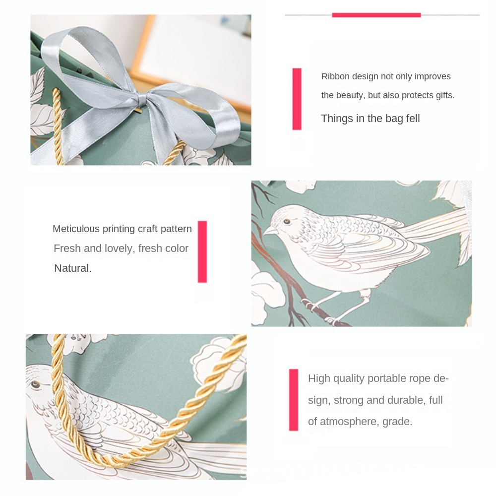 Green Handhold Paper Bag Creat - Luxury Bags Green ulasan dan harga