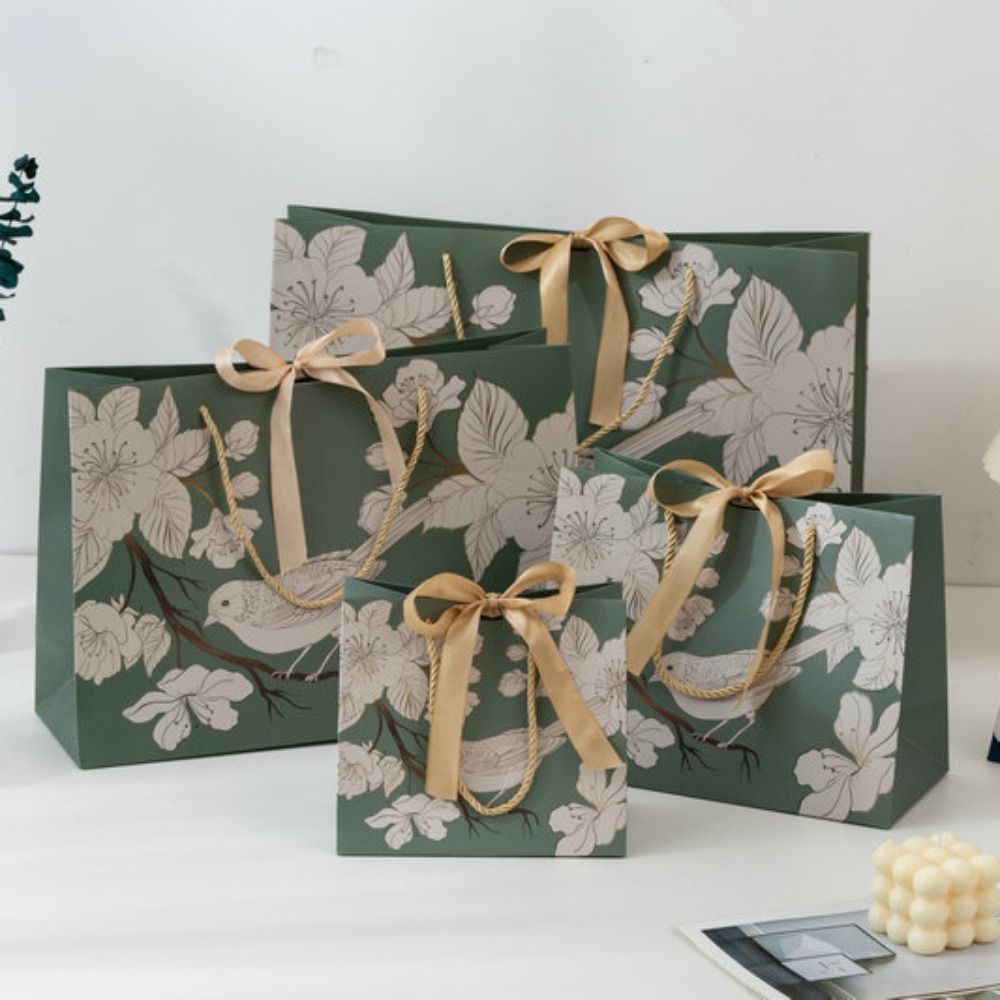 Green Handhold Paper Bag Creat - Luxury Bags Green ulasan dan harga