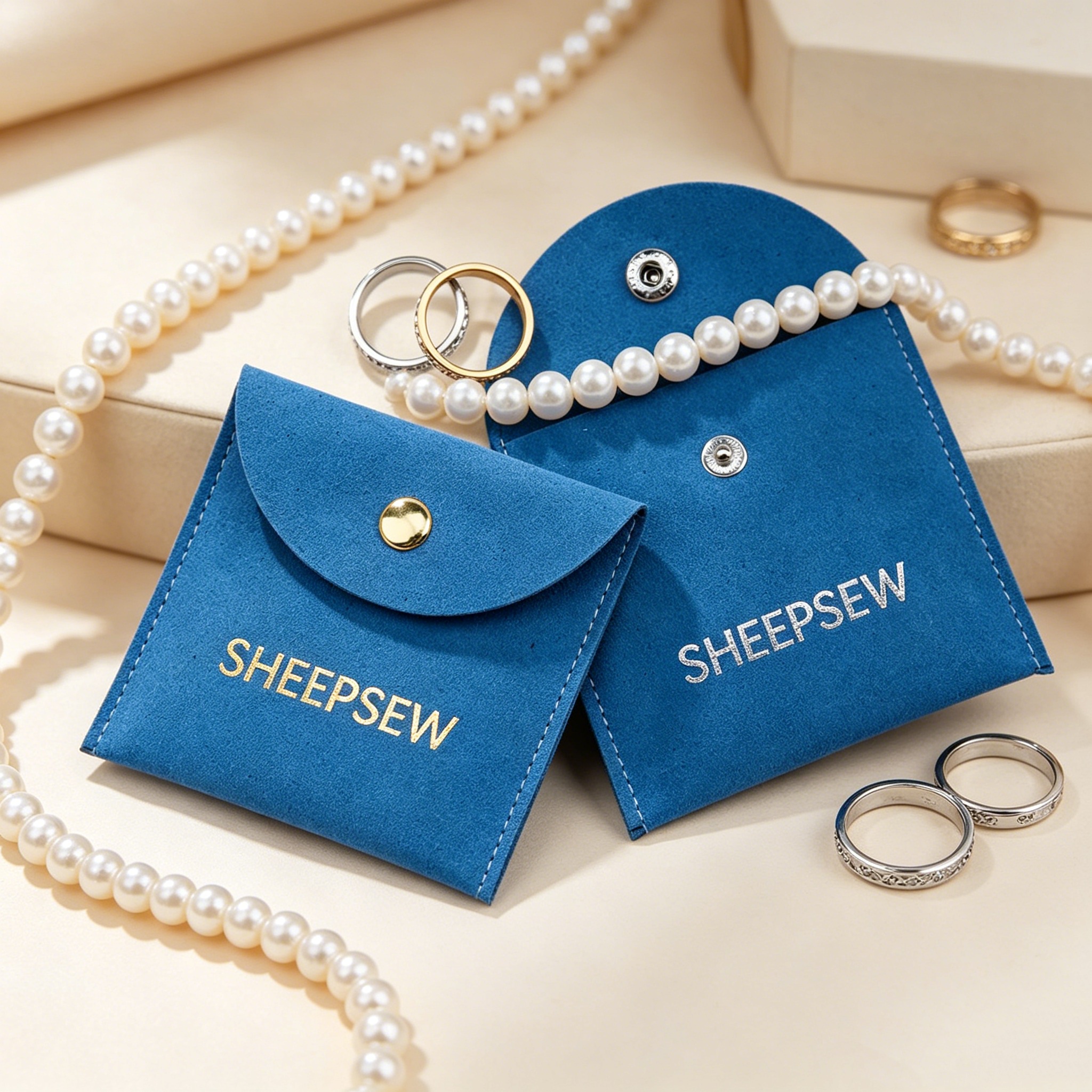 50Pcs/Lot Custom Logo Printed  - Luxury Bags No Logo ulasan dan harga