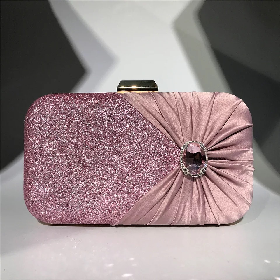 Silver Luxury Crystal Evening  - Luxury Bags Green ulasan dan harga