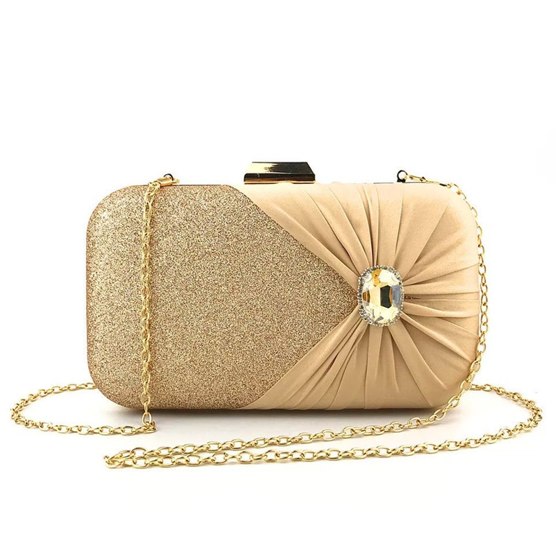 Silver Luxury Crystal Evening  - Luxury Bags Green ulasan dan harga