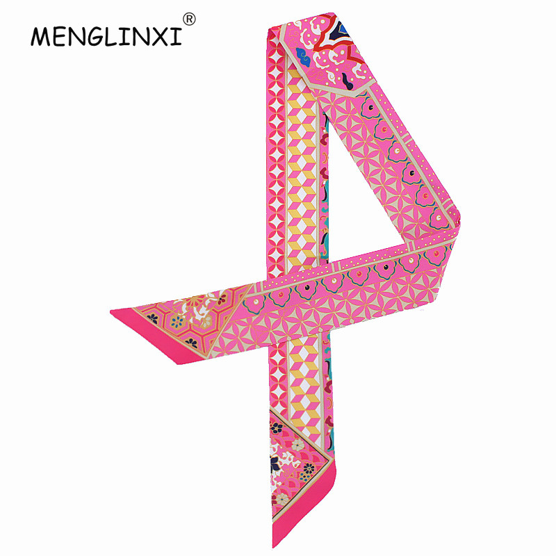 New Geometric Floral Print Sil - Luxury Bags Trending ulasan dan harga