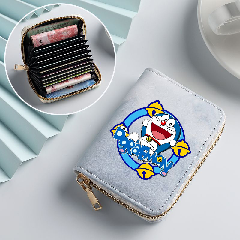 Doraemon Woman Short Wallet An - Wristlet Wallet Zipper ulasan dan harga