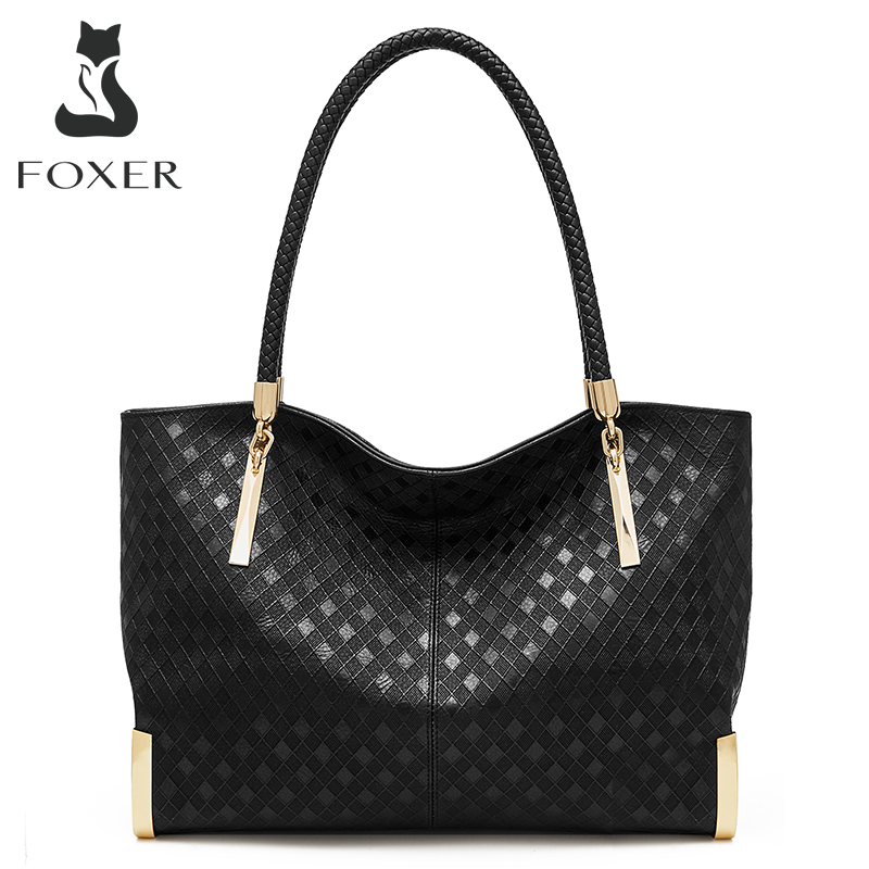 FOXER Genuine Leather Lady's H - Luxury Bags Best ulasan dan harga