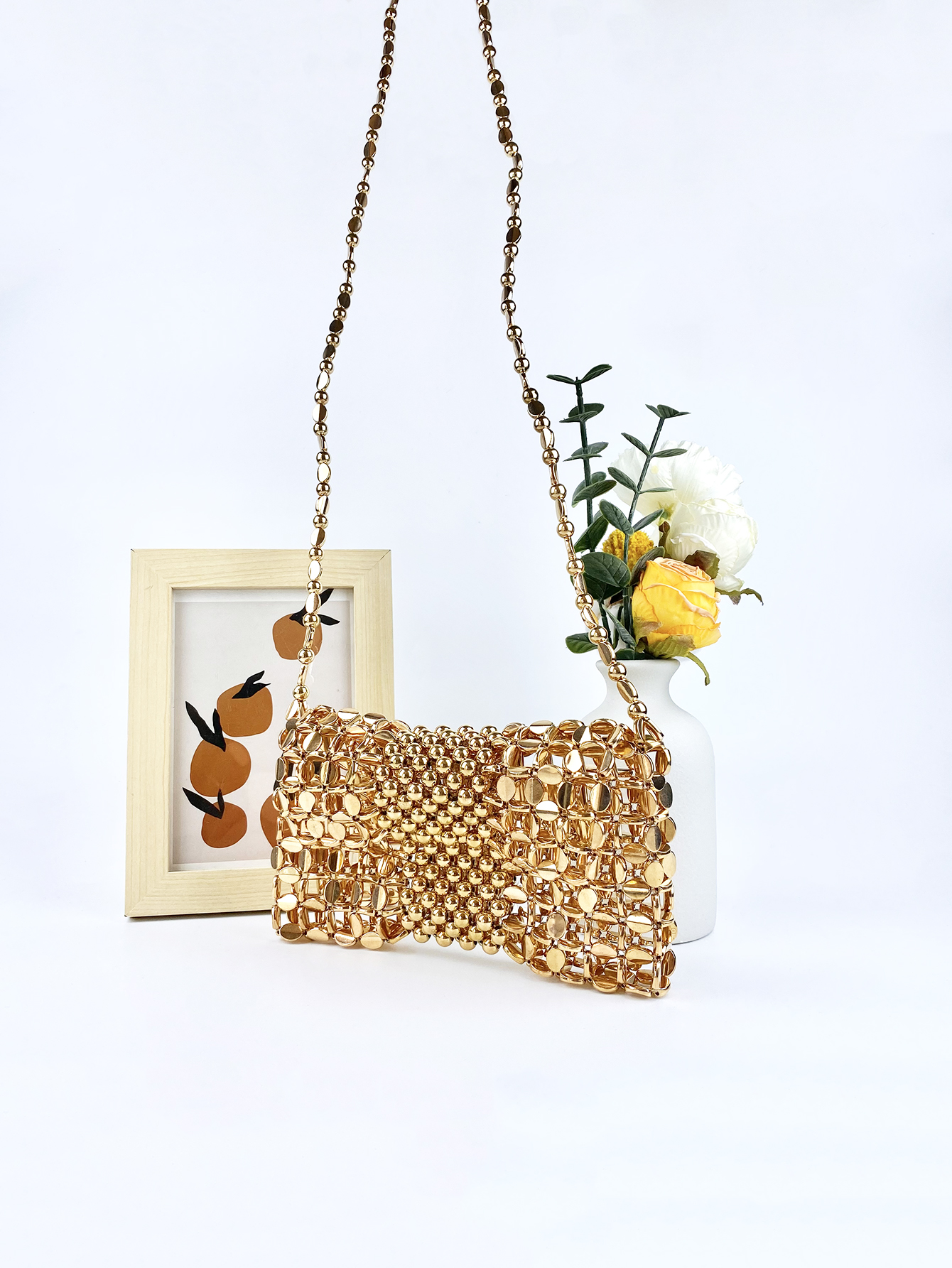 New niche design gold woven ch - Wristlet Wallet Zipper ulasan dan harga