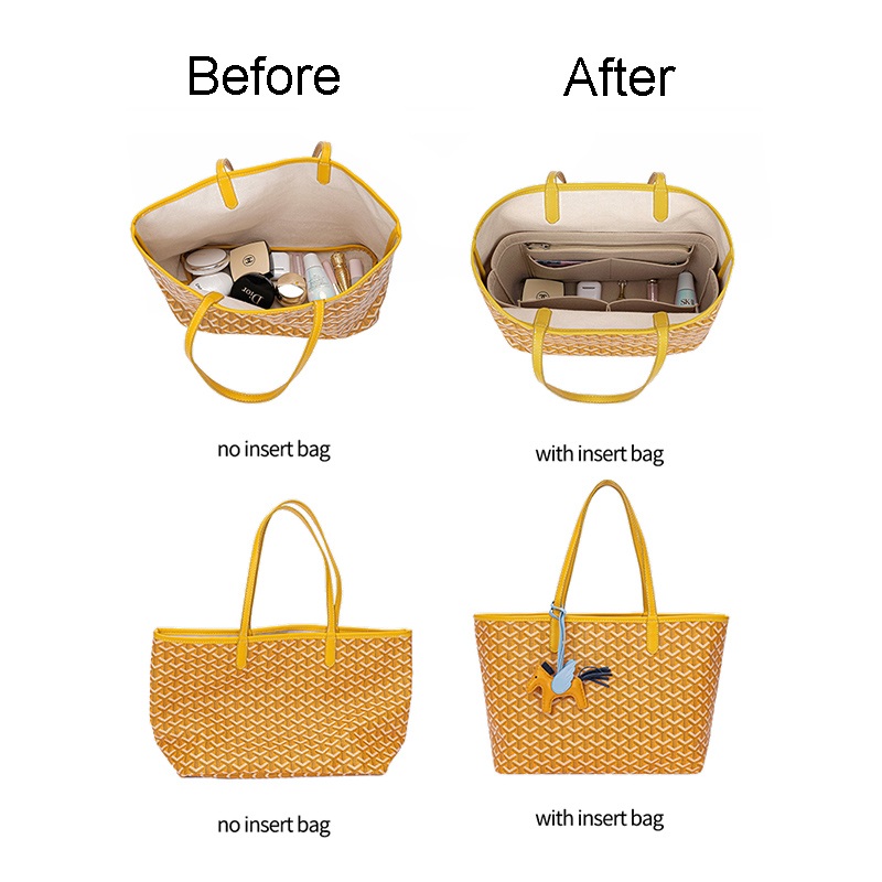 Felt Insert Bag Cosmetic Organ - Luxury Bags Goyard ulasan dan harga