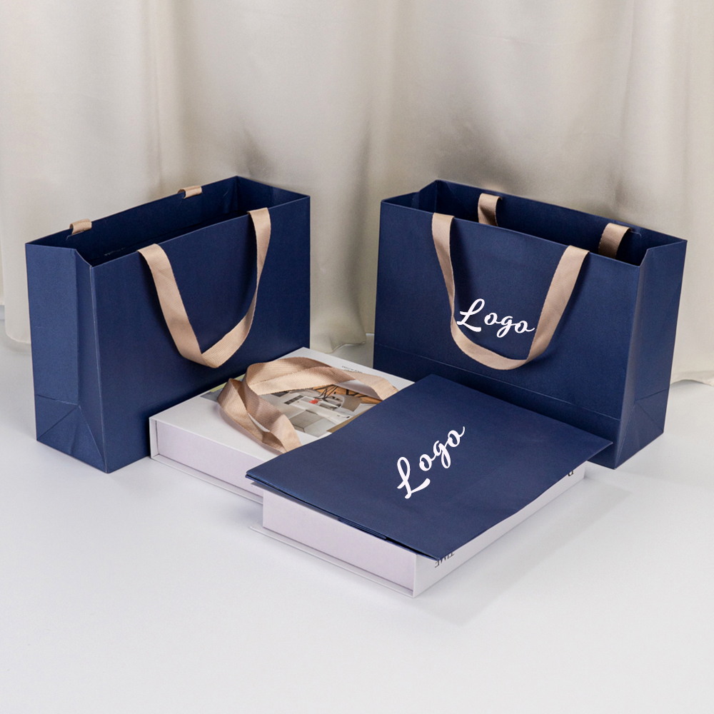 Customed Logo Luxury Dark Blue - Luxury Bags In Store ulasan dan harga