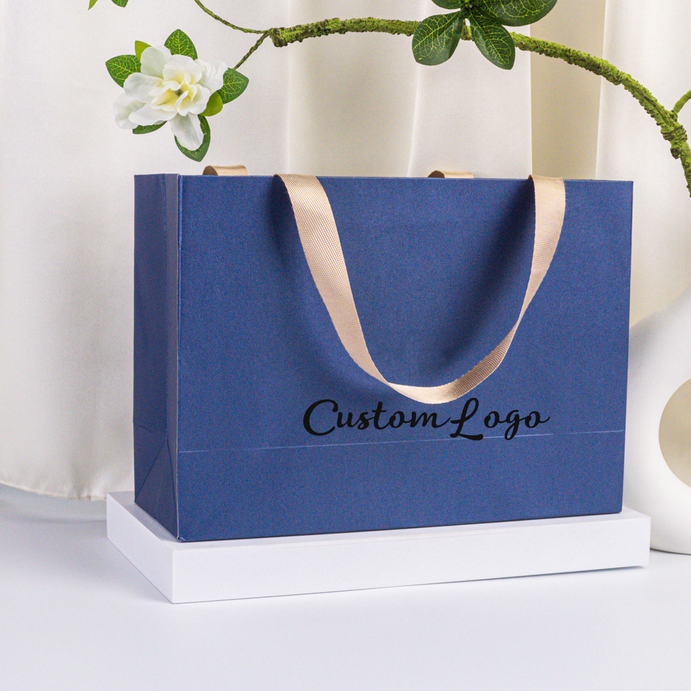 Customed Logo Luxury Dark Blue - Luxury Bags In Store ulasan dan harga