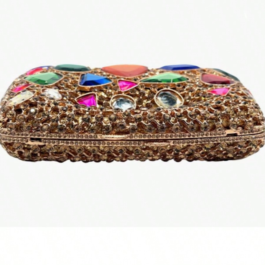 Women Luxury Diamond Rhineston - Luxury Zipper Bags ulasan dan harga