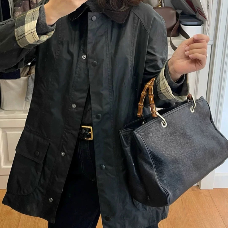 Large Capacity Black Tote Bag  - Luxury Bags Hermes ulasan dan harga