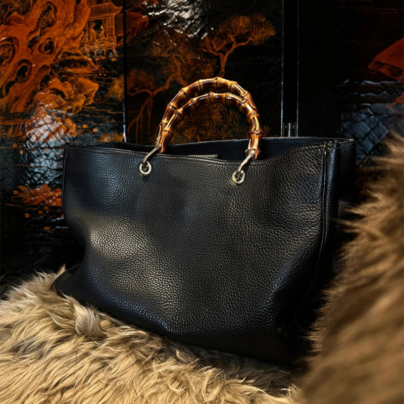 Large Capacity Black Tote Bag  - Luxury Bags Hermes ulasan dan harga
