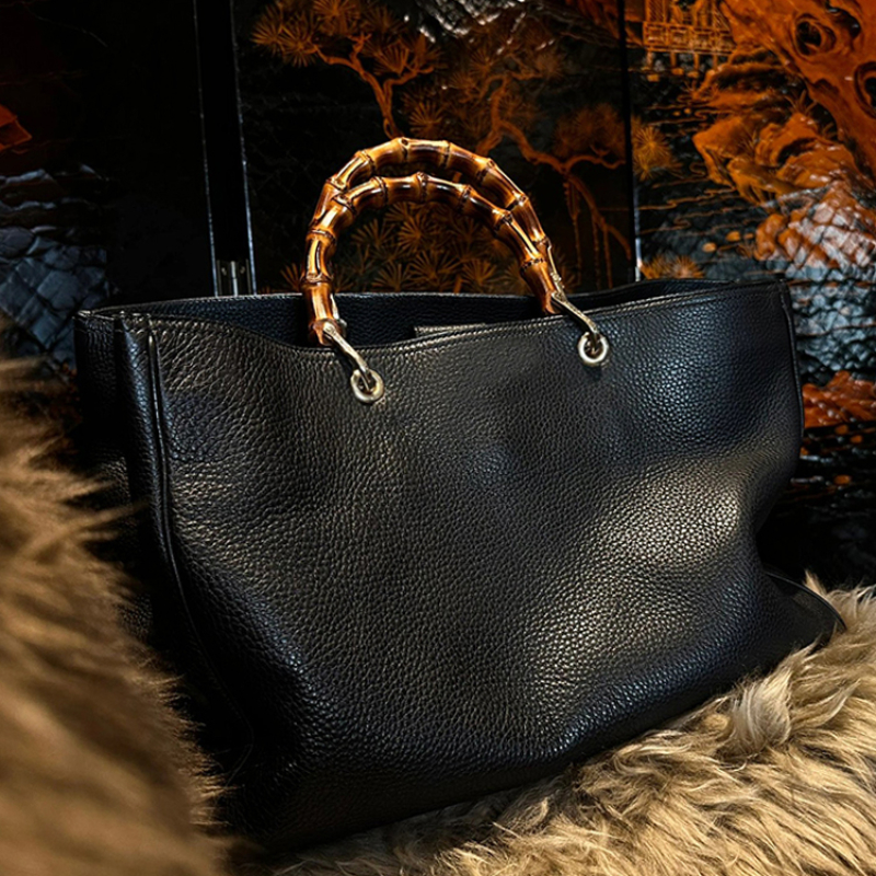 Large Capacity Black Tote Bag  - Luxury Bags Hermes ulasan dan harga