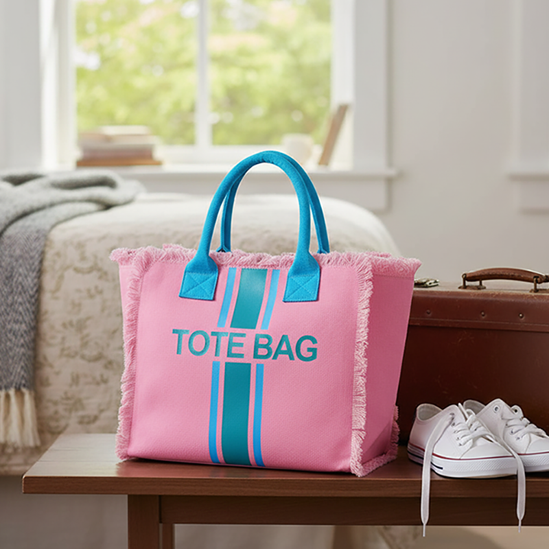 Women's large capacity handbag - Canvas Tote Designer ulasan dan harga