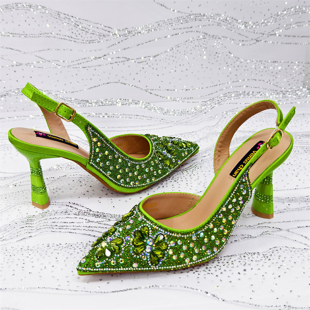 Luxury Green Rhinestone Party  - Luxury Bags Green ulasan dan harga