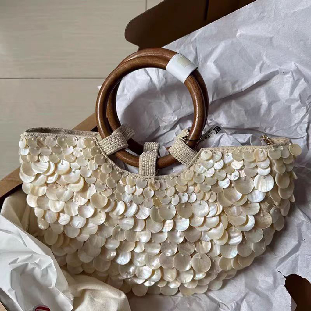 Exquisite Beaded Bag Handmade  - Wristlet Wallet Zipper ulasan dan harga