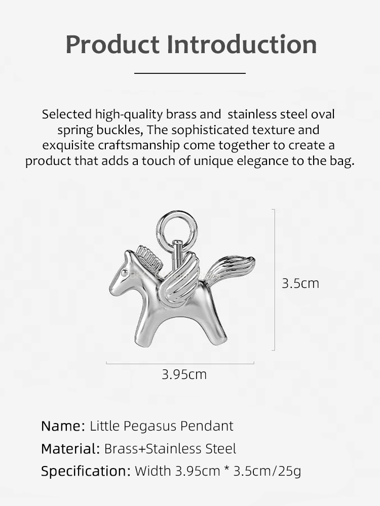 Luxury Brass Pegasus Bag Charm - Luxury Bags Hermes ulasan dan harga