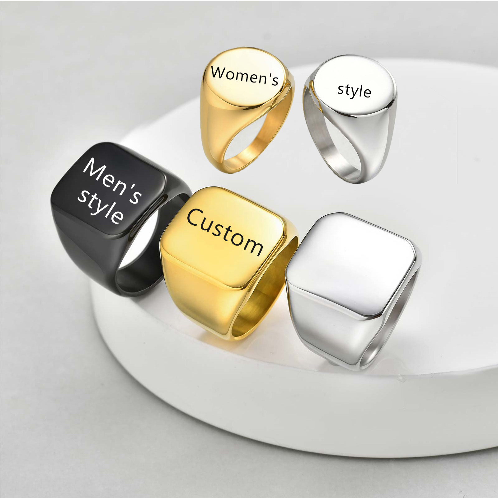 Personalized Jewelry 18 KT Gol - Luxury Bags No Logo ulasan dan harga
